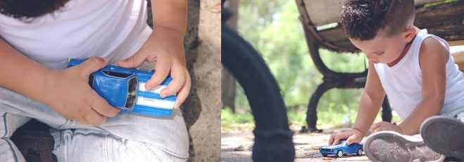 Reacciones causa-efecto: bebé de 10 a 12 meses